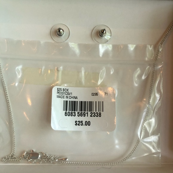 Charter Club rhinestone necklace and earring set - Picture 4 of 4